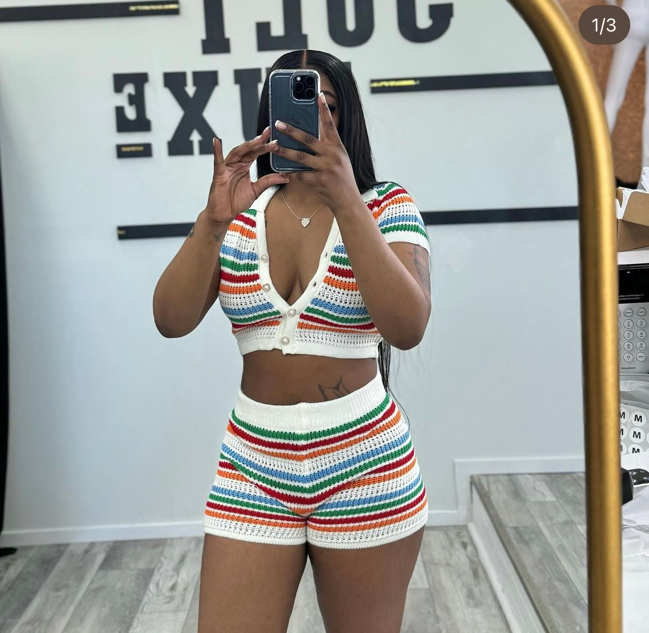 Rainbow two piece set