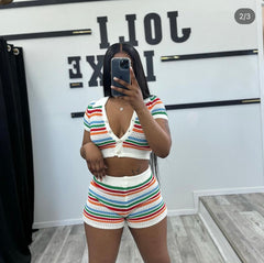 Rainbow two piece set